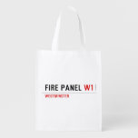 FIRE PANEL  Reusable Bag Reusable Grocery Bags