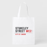 stukeley street  Reusable Bag Reusable Grocery Bags