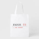 FARUK  Reusable Bag Reusable Grocery Bags