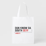 DUN KNOW DA SOUTH  Reusable Bag Reusable Grocery Bags