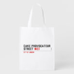 CAKE PROVOCATEUR  STREET  Reusable Bag Reusable Grocery Bags