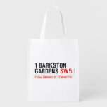 1 barkston gardens  Reusable Bag Reusable Grocery Bags