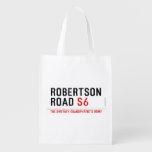 Robertson Road  Reusable Bag Reusable Grocery Bags