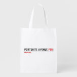 Portshite Avenue  Reusable Bag Reusable Grocery Bags