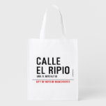 CALLE EL RIPIO  Reusable Bag Reusable Grocery Bags