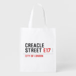 Creacle Street  Reusable Bag Reusable Grocery Bags