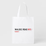 WALDEC ROAD  Reusable Bag Reusable Grocery Bags