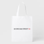SHOREHAM STREET  Reusable Bag Reusable Grocery Bags