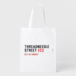 Threadneedle   street  Reusable Bag Reusable Grocery Bags