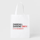 churchill gardens  Reusable Bag Reusable Grocery Bags