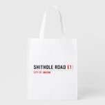 Shithole Road  Reusable Bag Reusable Grocery Bags