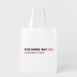 keir Hardie Way  Reusable Bag Reusable Grocery Bags