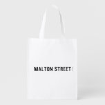Malton Street  Reusable Bag Reusable Grocery Bags