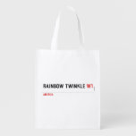rainbow twinkle  Reusable Bag Reusable Grocery Bags