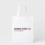 BERWICK STREET  Reusable Bag Reusable Grocery Bags