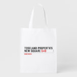 Toseland Properties New Square  Reusable Bag Reusable Grocery Bags