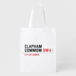 Clapham Commom  Reusable Bag Reusable Grocery Bags