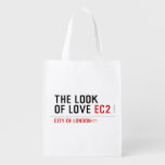 the look of love  Reusable Bag Reusable Grocery Bags