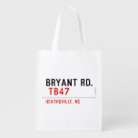 BRYANT RD.   Reusable Bag Reusable Grocery Bags
