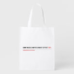 Continuous Improvement Street  Reusable Bag Reusable Grocery Bags