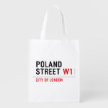 Poland Street  Reusable Bag Reusable Grocery Bags