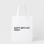 Happy birth day  Ragav  Reusable Bag Reusable Grocery Bags