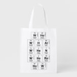 Who
 WHat
 When
 Where
 How  Reusable Bag Reusable Grocery Bags