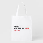 Patpat 906 ave nw  Reusable Bag Reusable Grocery Bags