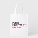 public funsters  Reusable Bag Reusable Grocery Bags