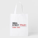 Inbal Street  Reusable Bag Reusable Grocery Bags