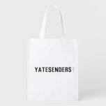 YATESENDERS  Reusable Bag Reusable Grocery Bags