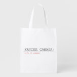 kaycee canasa  Reusable Bag Reusable Grocery Bags