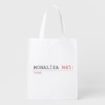 MONALİSA  Reusable Bag Reusable Grocery Bags