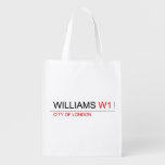 WILLIAMS  Reusable Bag Reusable Grocery Bags