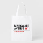 Makgwale Avenue  Reusable Bag Reusable Grocery Bags