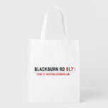 Blackburn Rd  Reusable Bag Reusable Grocery Bags