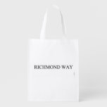 Richmond way   Reusable Bag Reusable Grocery Bags