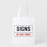 signs  Reusable Bag Reusable Grocery Bags
