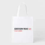 Goodison road  Reusable Bag Reusable Grocery Bags
