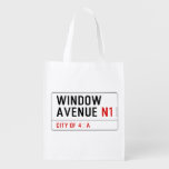 Window Avenue  Reusable Bag Reusable Grocery Bags