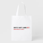 white hart lawn  Reusable Bag Reusable Grocery Bags