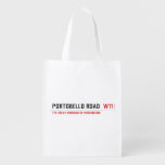 Portobello Road   Reusable Bag Reusable Grocery Bags