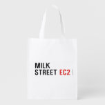 MILK  STREET  Reusable Bag Reusable Grocery Bags