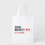 SOHO MARKET  Reusable Bag Reusable Grocery Bags