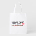 Hubbard Torlot Tudor Close  Reusable Bag Reusable Grocery Bags