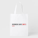 Keswick Cafe  Reusable Bag Reusable Grocery Bags