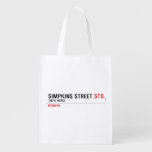 Simpkins Street  Reusable Bag Reusable Grocery Bags