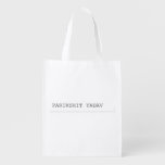 Parikshit yadav  Reusable Bag Reusable Grocery Bags