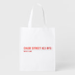 chloe Street  Reusable Bag Reusable Grocery Bags