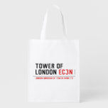 tower of london  Reusable Bag Reusable Grocery Bags